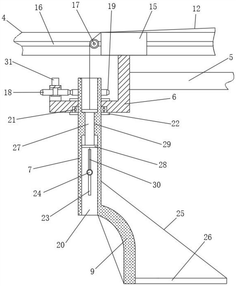 Engine connecting rod weighing and pushing device