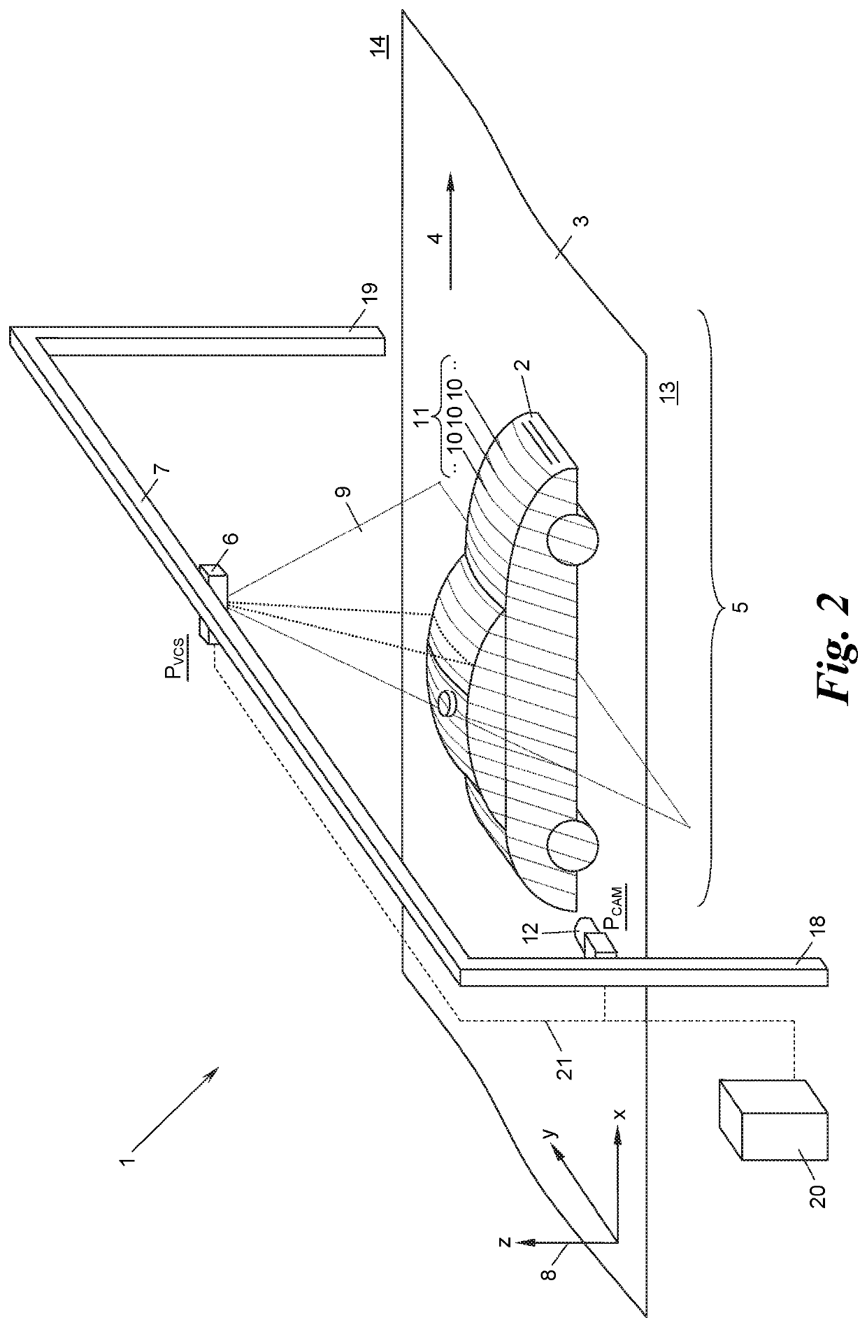 Method and apparatus for measuring a height of a vehicle