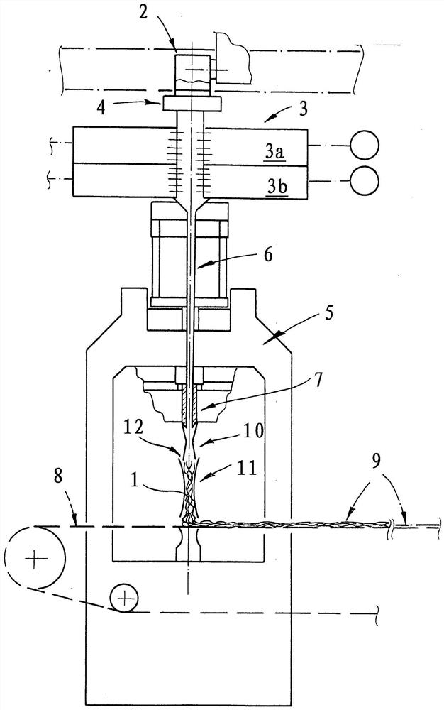 Method and apparatus for producing nonwoven fabrics made of fibers