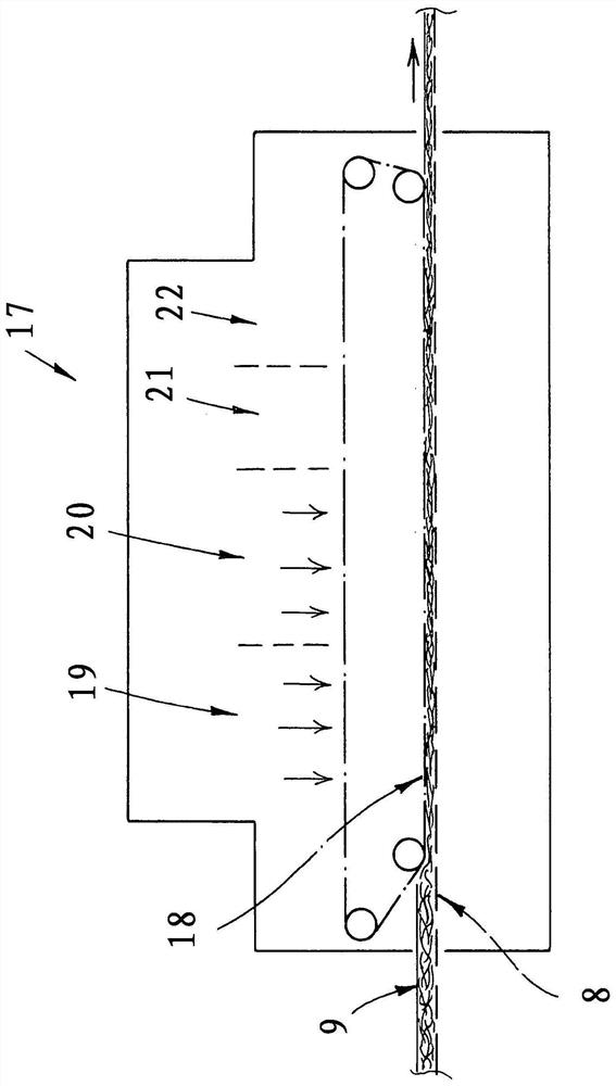 Method and apparatus for producing nonwoven fabrics made of fibers