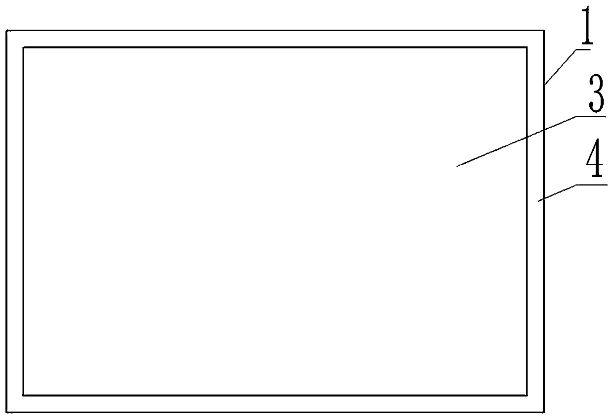Electromagnetic shielding and sealing structure and method of display screen with external touch screen