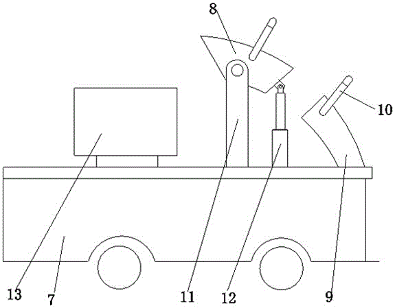 Device and method for rapid dust reduction during tunnel blasting