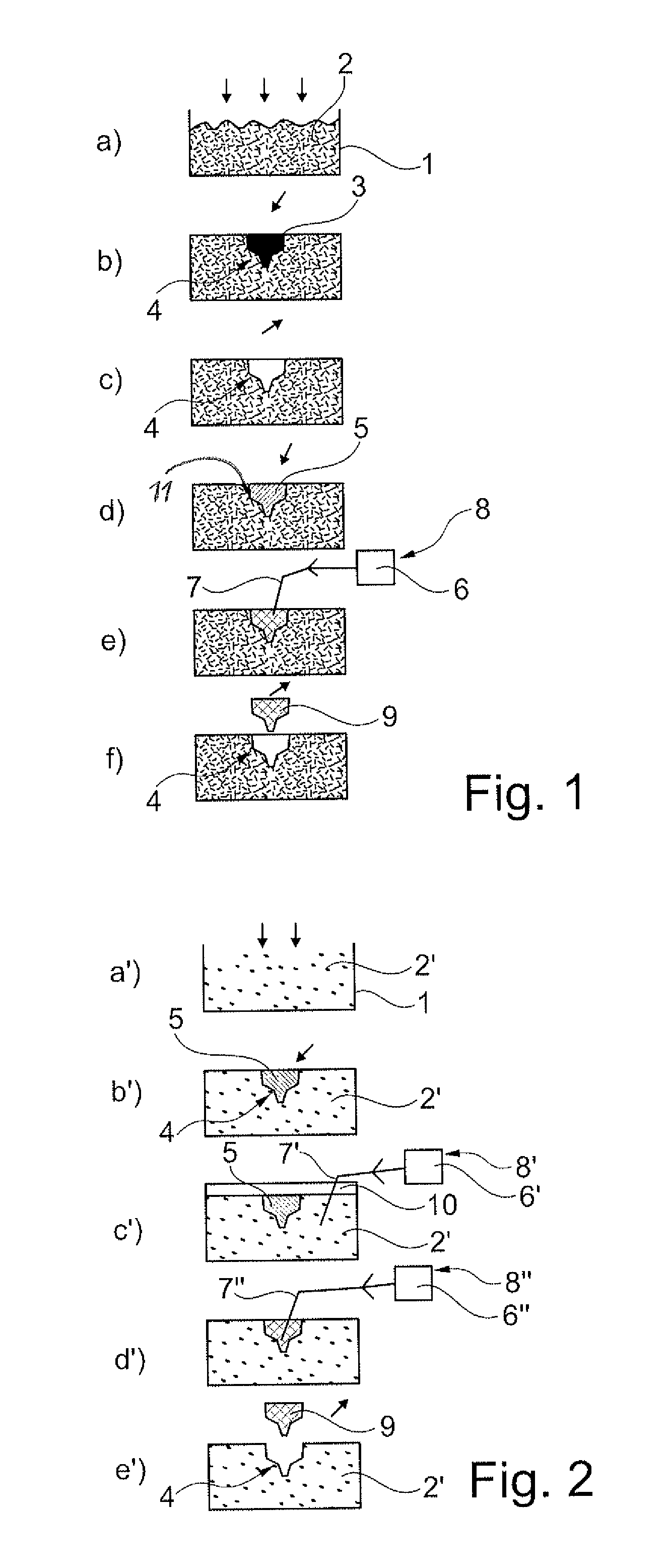 Method and apparatus for producing a fiber-reinforced plastics casting