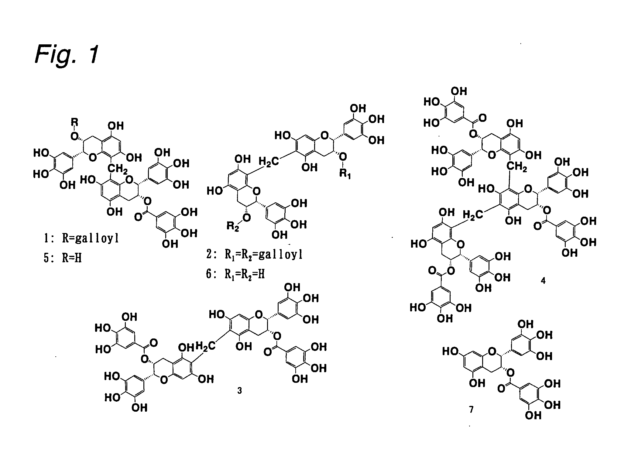 Epigallocatechin Dimers or Trimers Having Lipase Inhibitory Activity and/or Antioxidant Activity