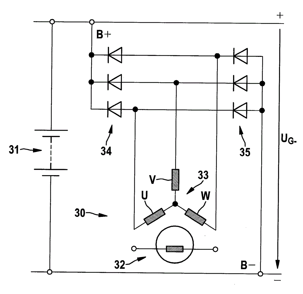 Method for determining a rotational speed