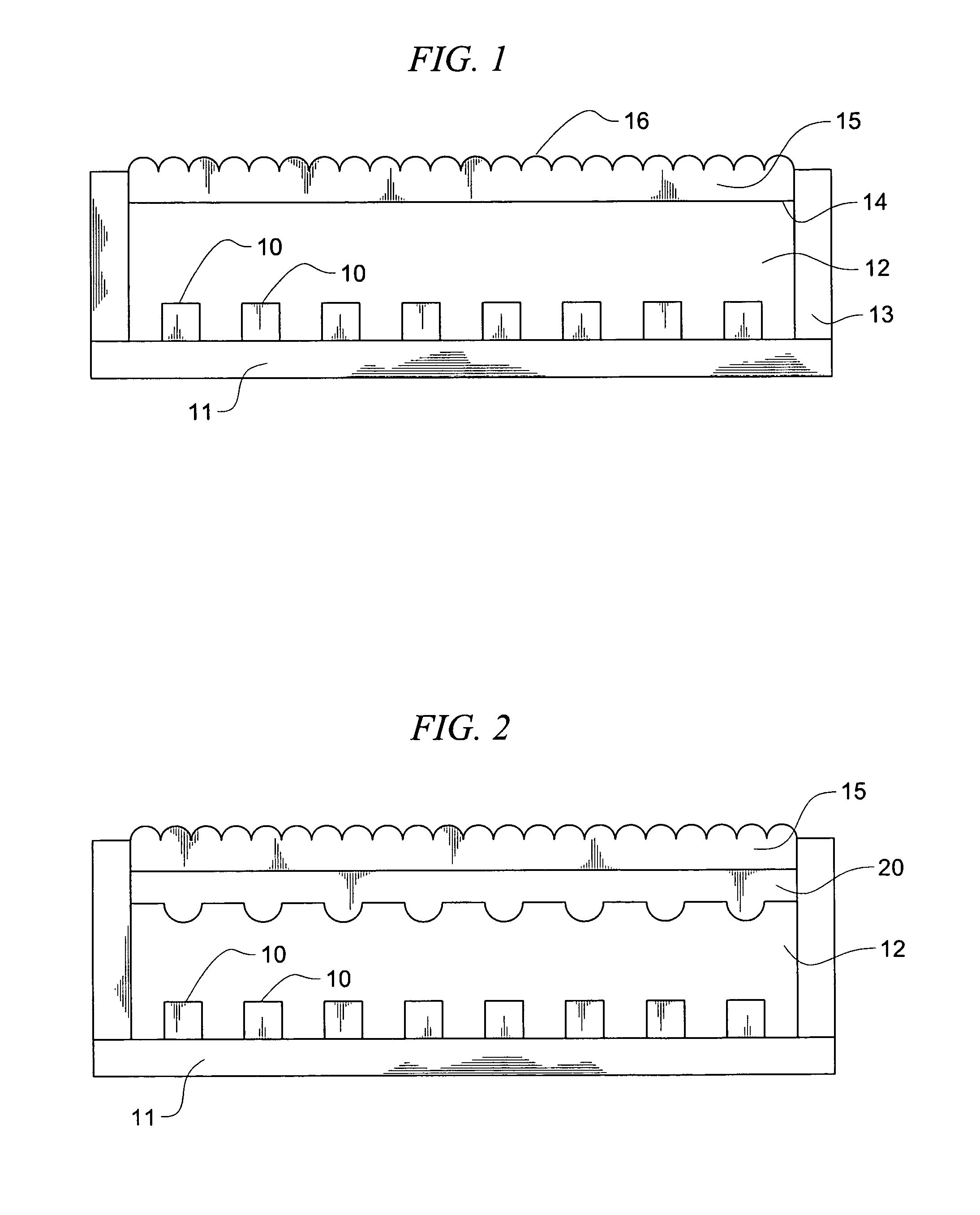 LED light source with light-directing structures