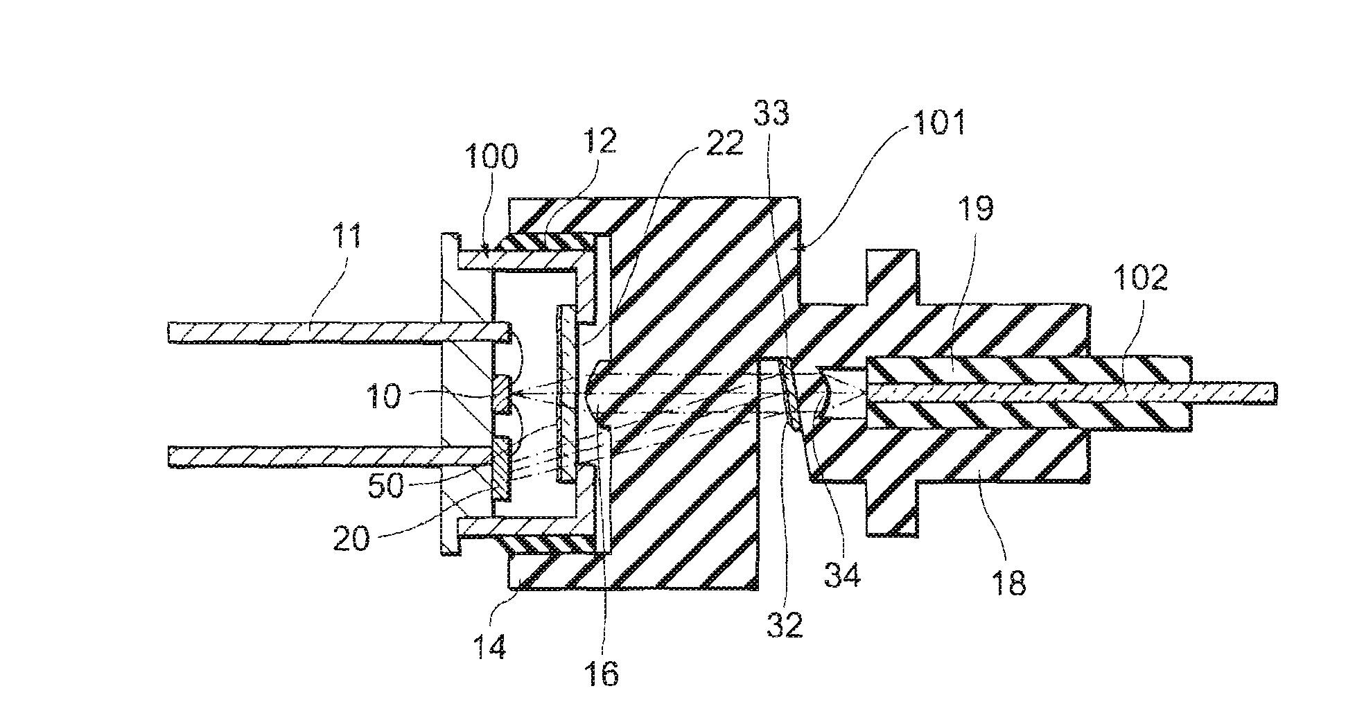 Optical module and optical communications device