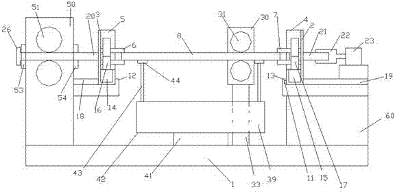 Method for machining panel through clamping head limiting sensor and back-and-front moving lead screw