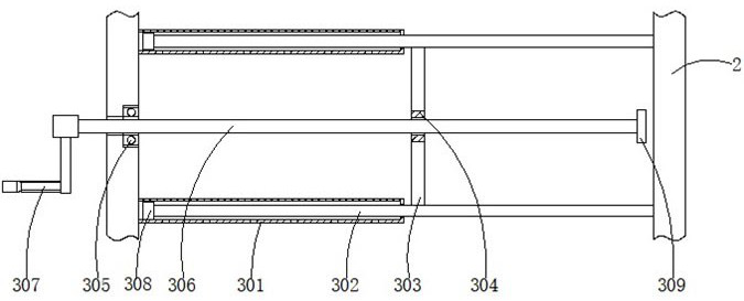 An adjustable ship guardrail protection device and its application method