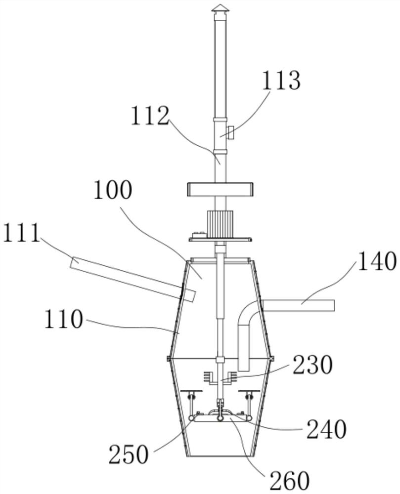 Anti-blocking three-grid septic tank capable of promoting efficient fermentation