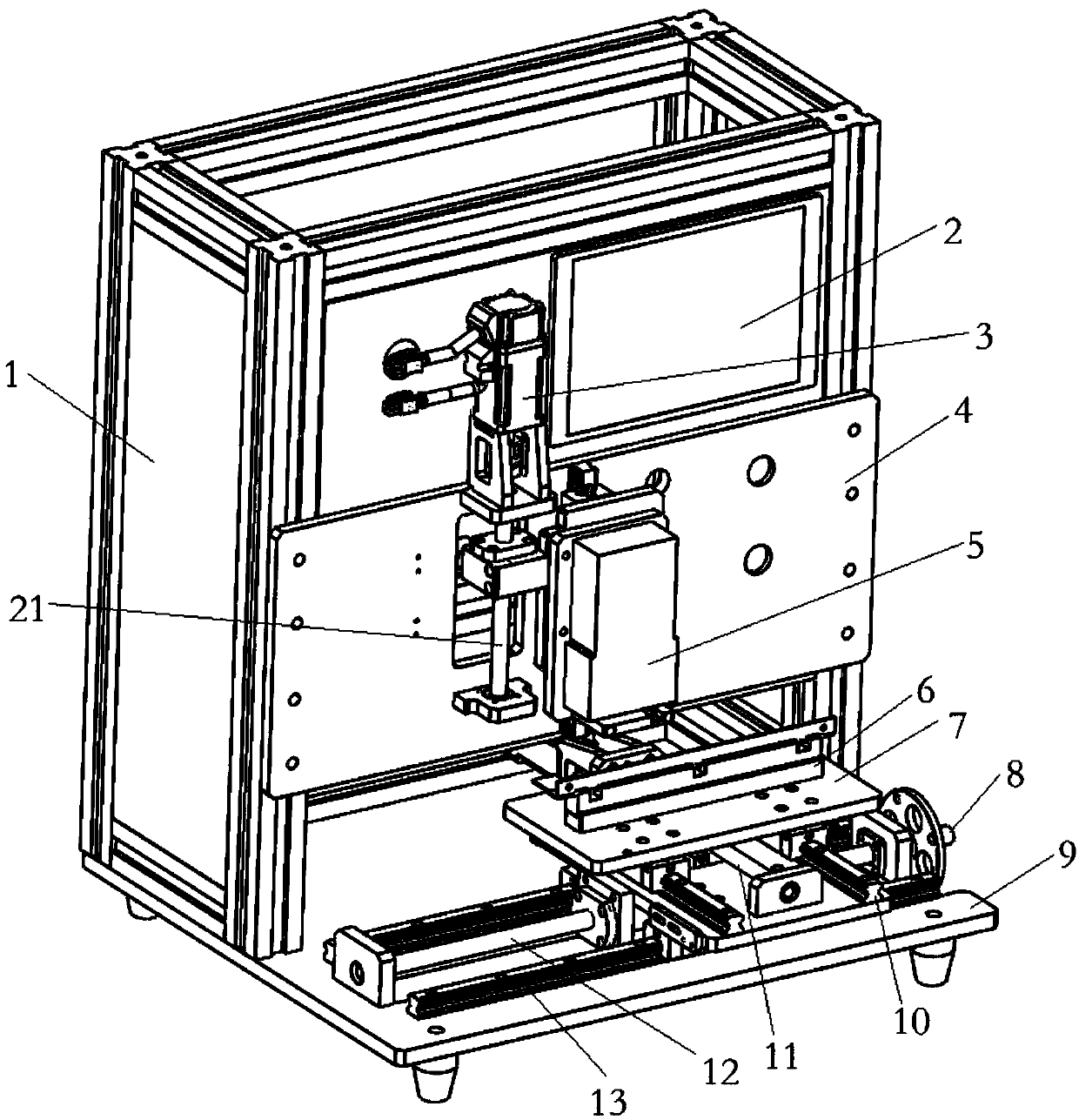 Film elasticity testing device