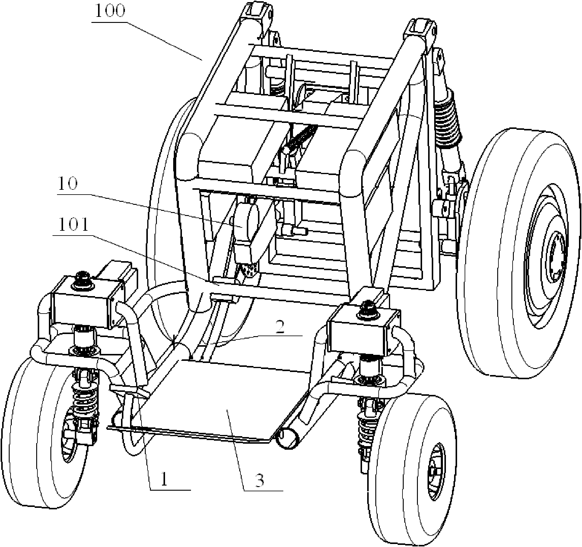 Manually-operated and linearly-controlled integrated brake system