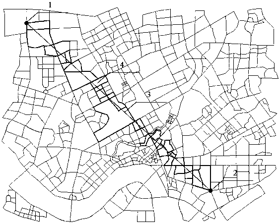 Shortest Path Search Method Based on Path and Weight