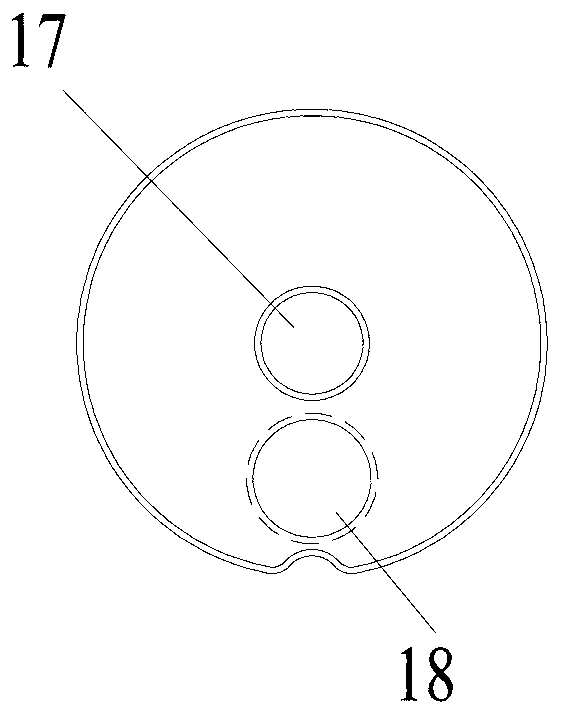 Silencer for exhaust system of gasoline engine