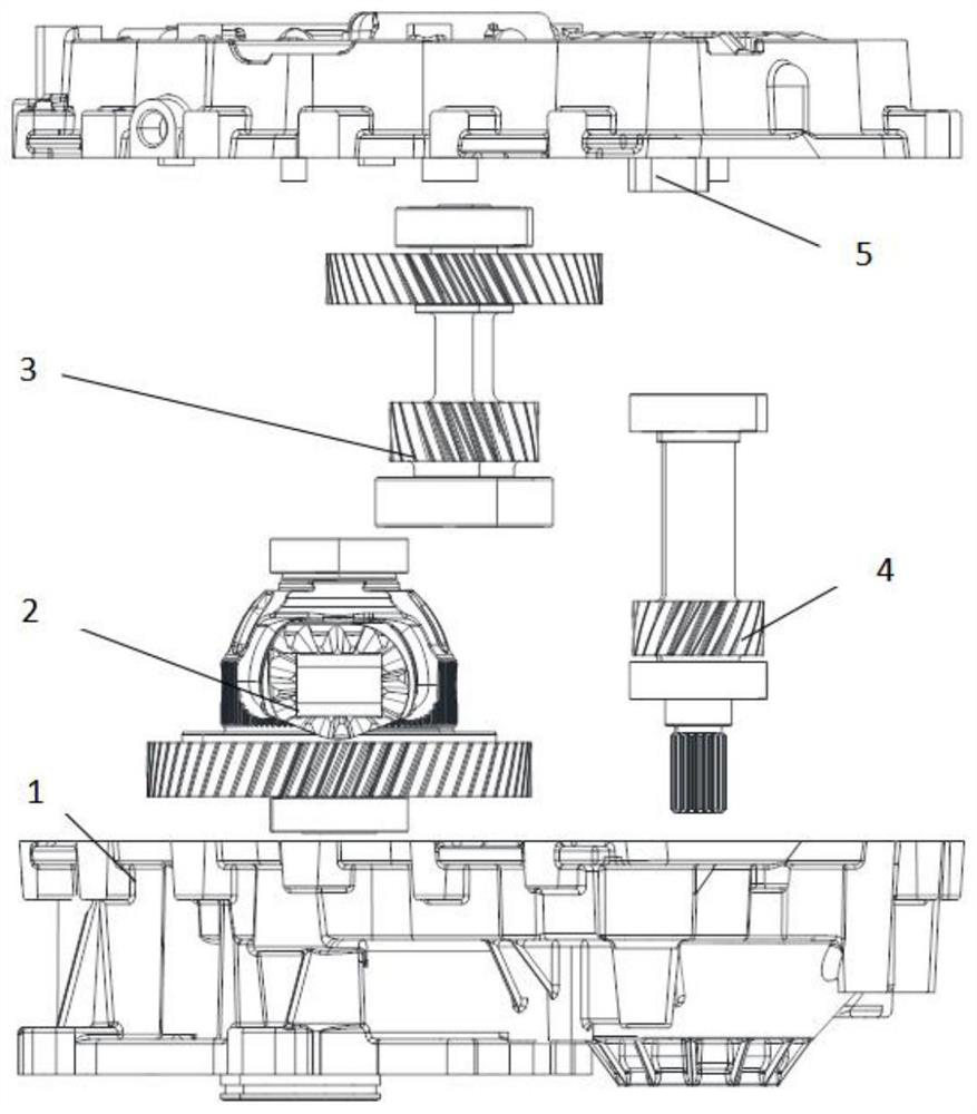 A gearbox assembly method and assembly system
