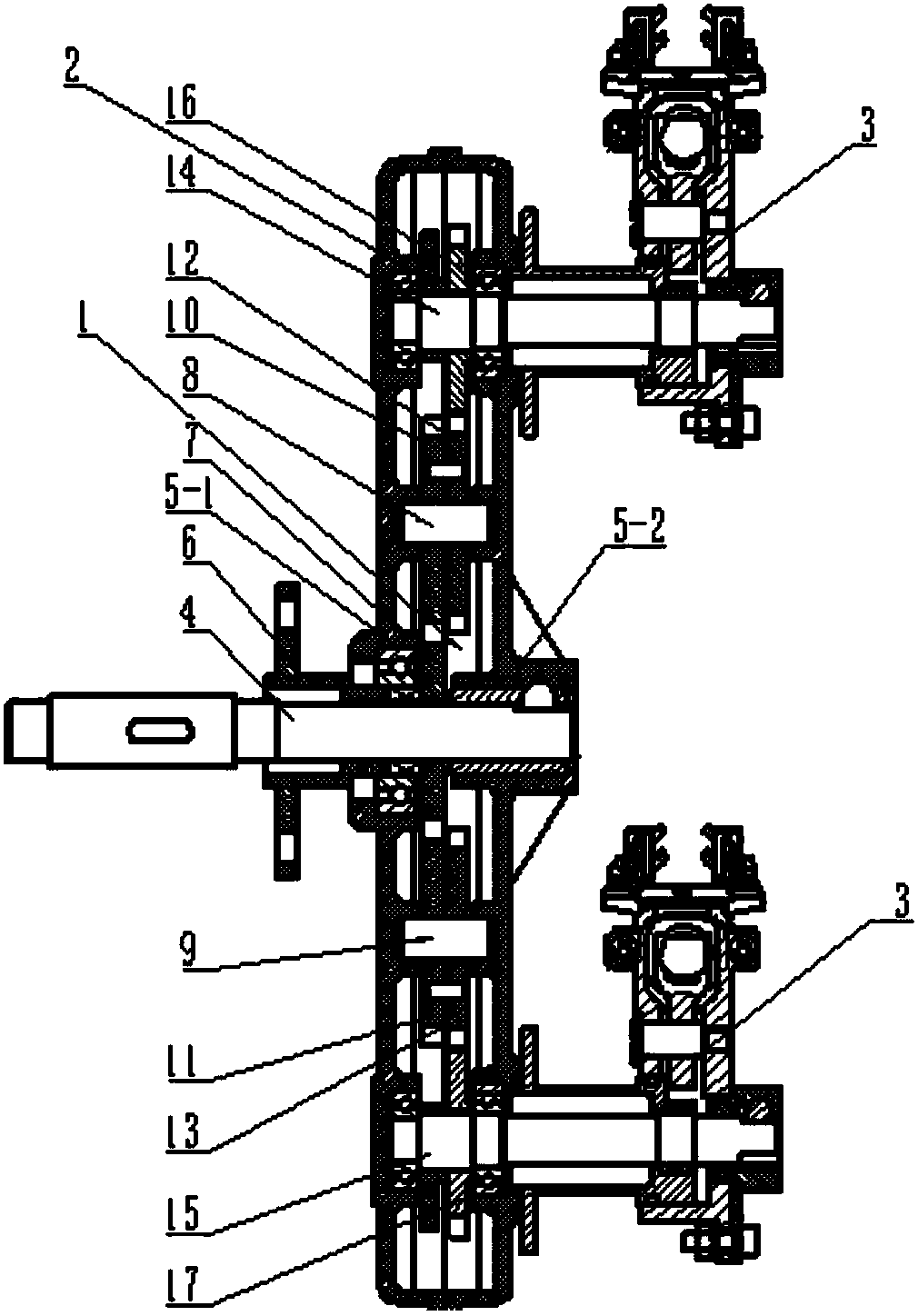 A concave-convex conjugate-Fourier gear planetary gear train seedling picking mechanism