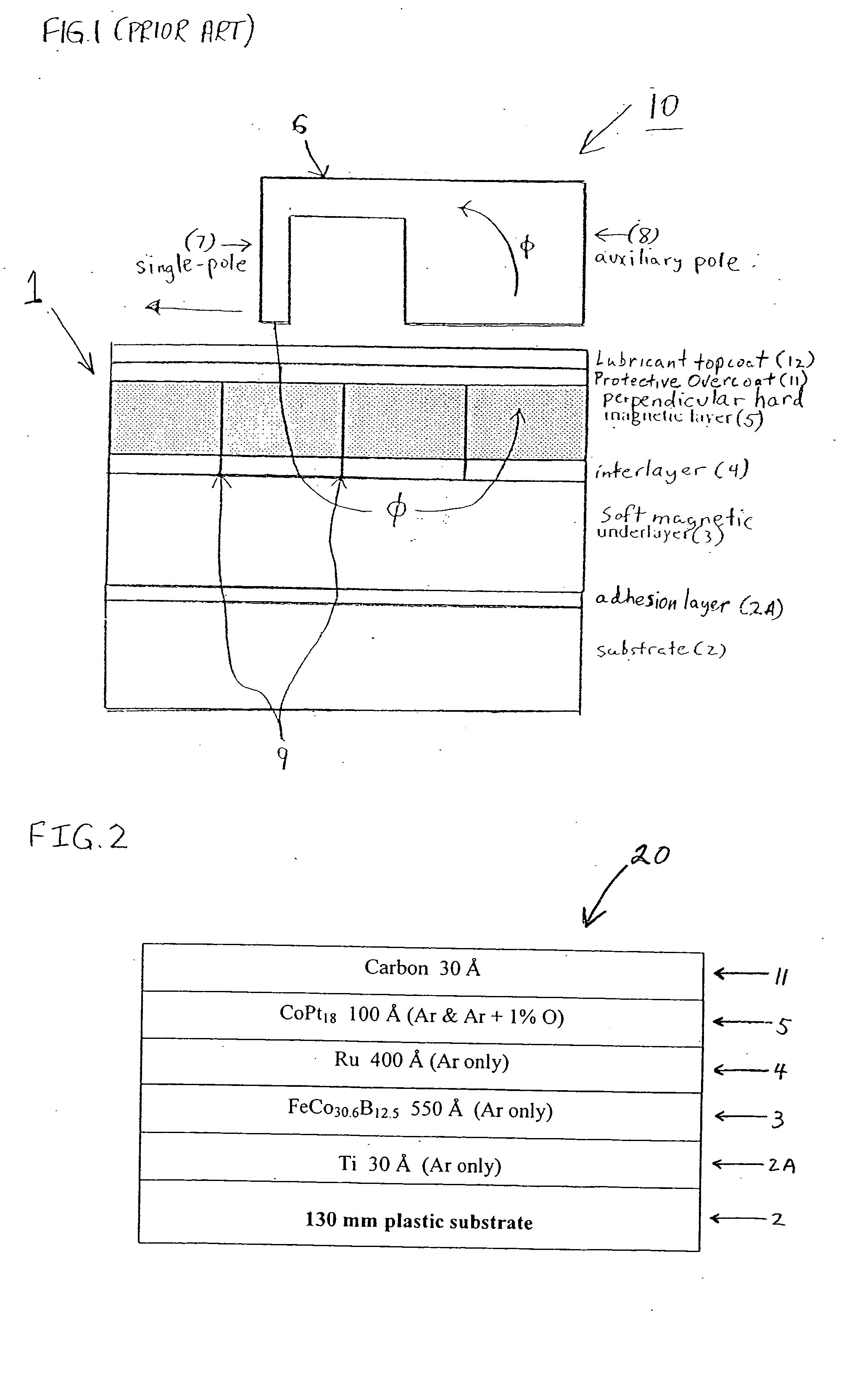 High coercivity perpendicular magnetic recording media on polymer substrates