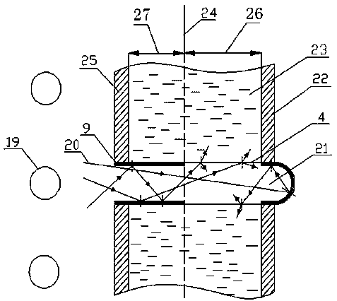 Composite reinforced microalgae photobioreactor based on hollow light pipes