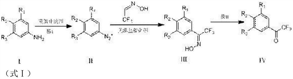 Preparation method of trifluoroacetophenone derivative