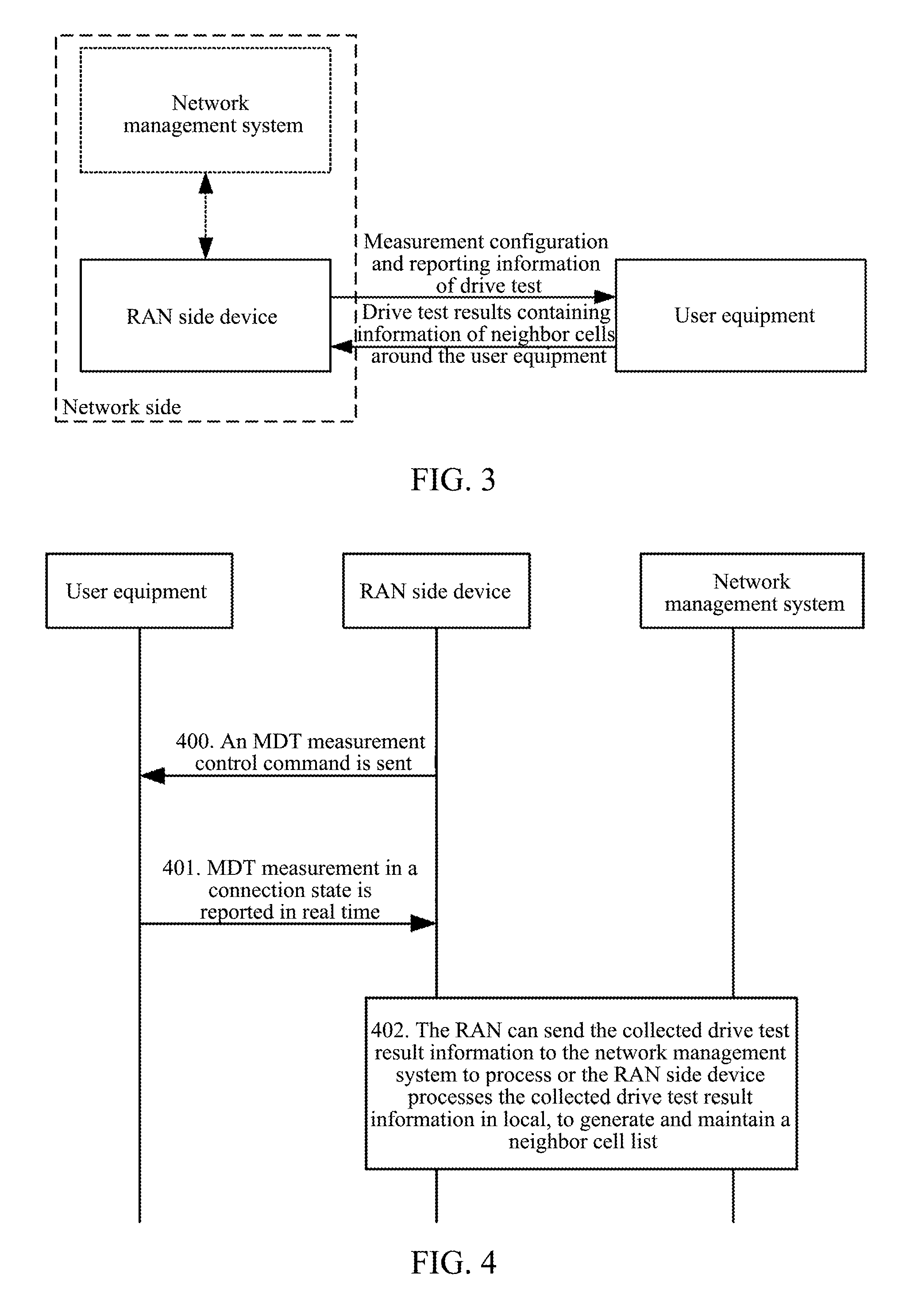 Method and system for reporting neighbor cell information