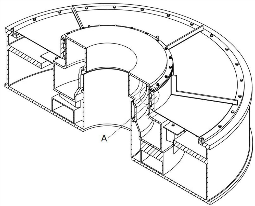 Efficient oil mist sealing device and sealing method
