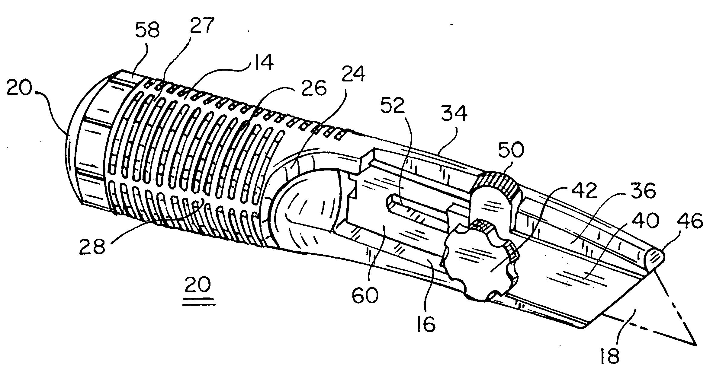 Utility knife with retractable blade