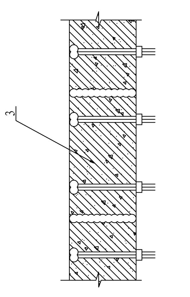 Dismantling method for concrete waist beam