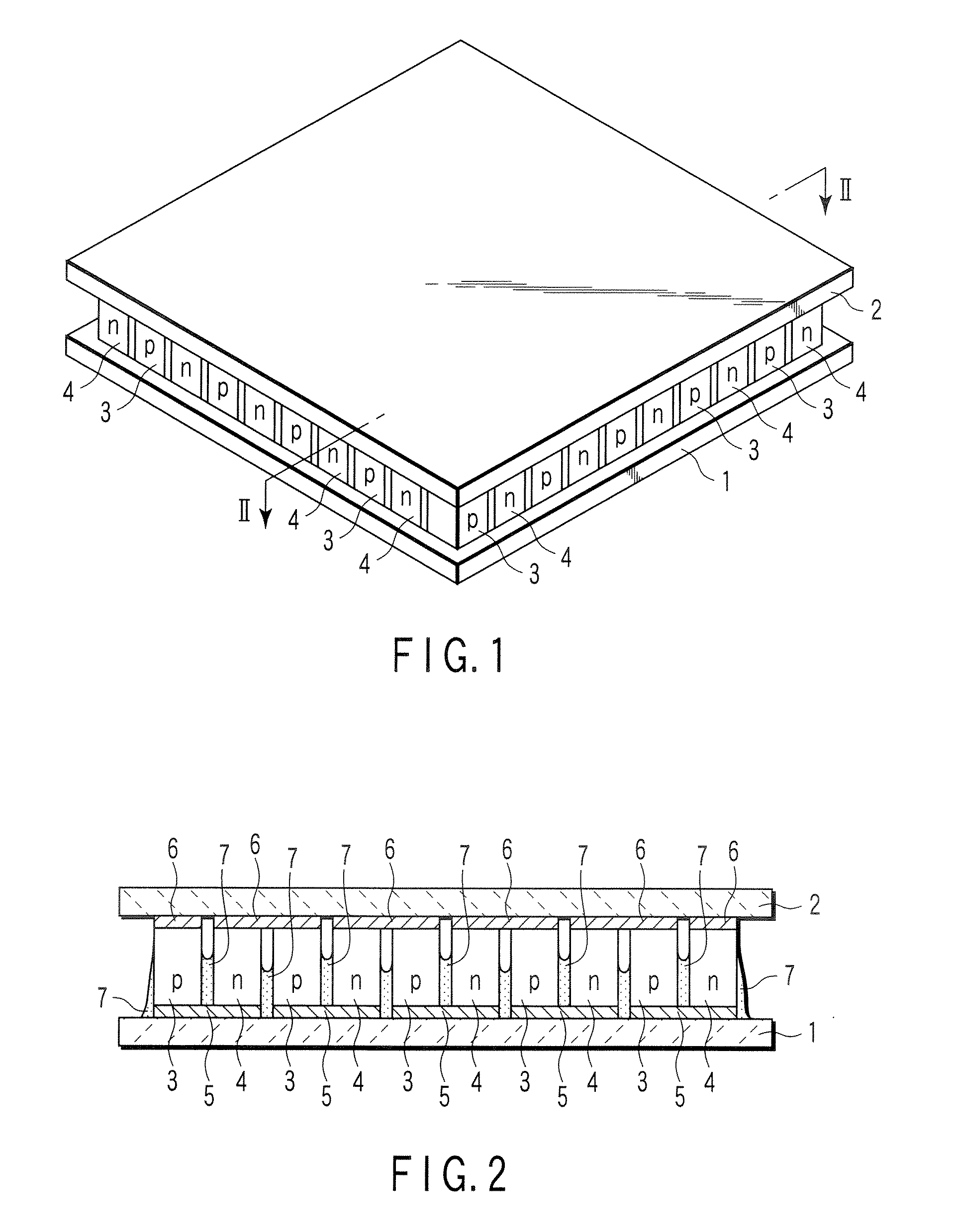 Thermoelectric conversion module and method of manufacturing the same