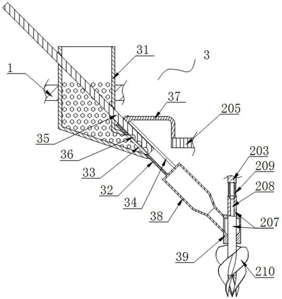 An agricultural fixed hole seeder