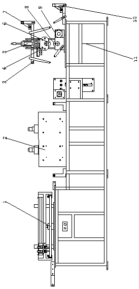 Integrated machine hot stamping mechanism