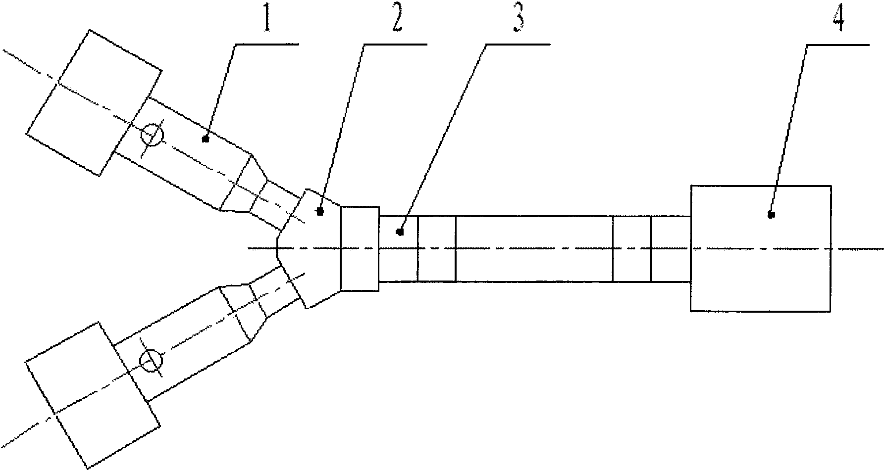 Device for manufacturing nano laminated composite material
