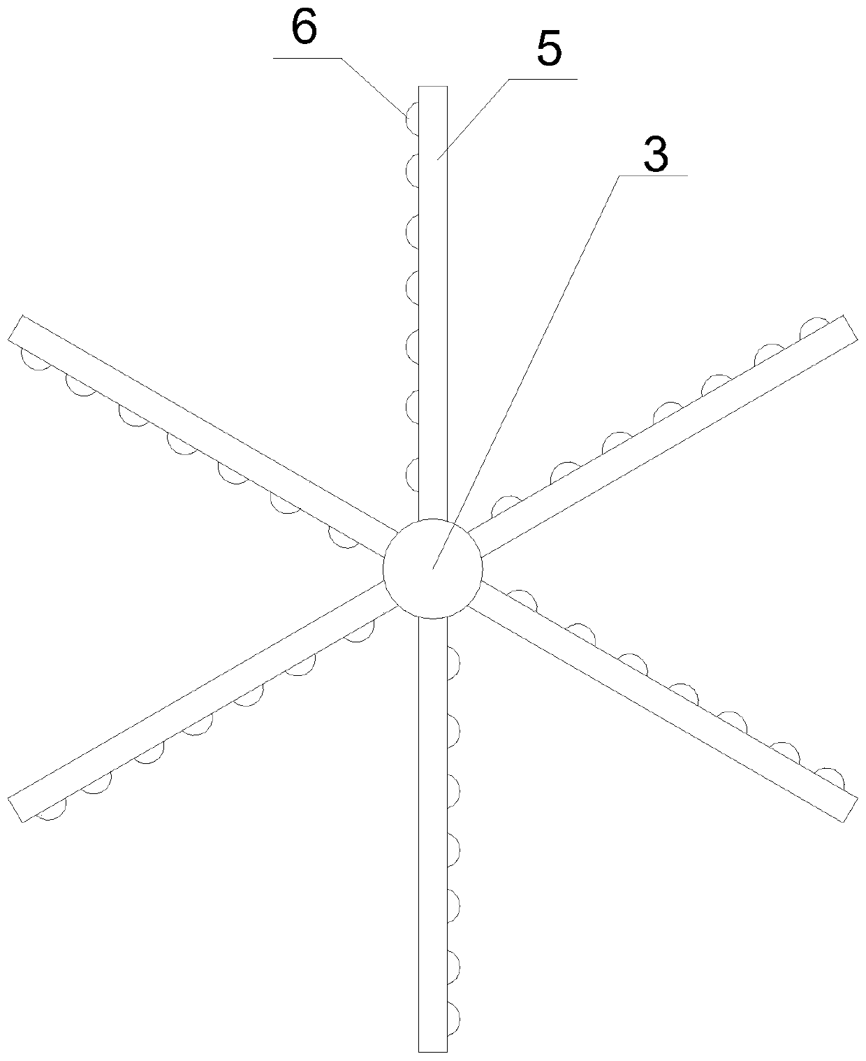 Nursery stock chemical spraying device for gardens and use method