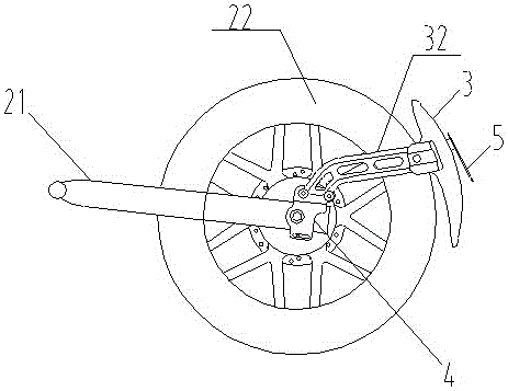 Two-wheel motor vehicle with new rear-fender mounting state