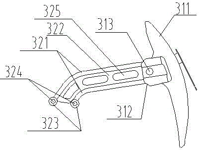 Two-wheel motor vehicle with new rear-fender mounting state
