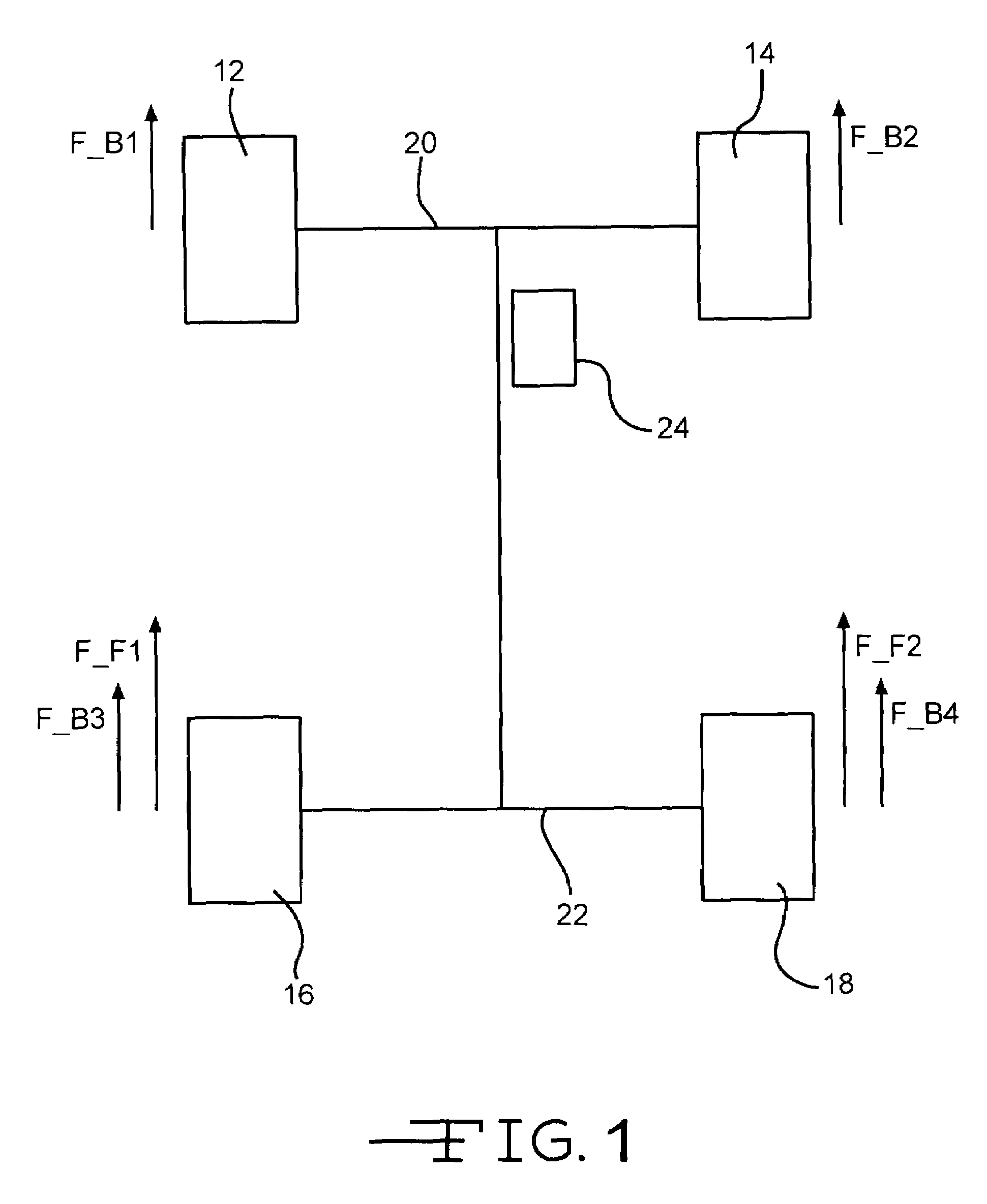 Method for stabilizing a motor vehicle whose speed is reduced to a rest position and brake system for carrying out said method