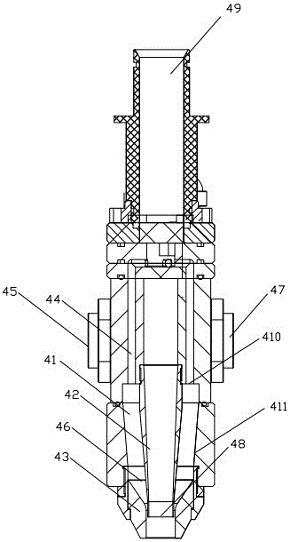 A device for preparing glutinous rice balls with patterns on the surface