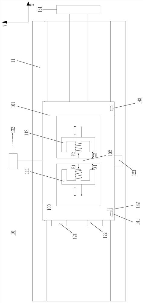 Motion platform of lithography machine, micro-motion platform and control method thereof