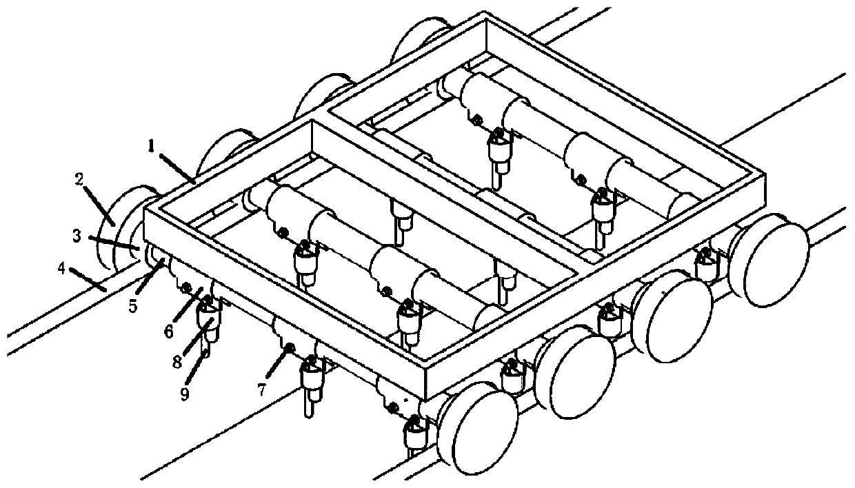 Grid type array wave height meter