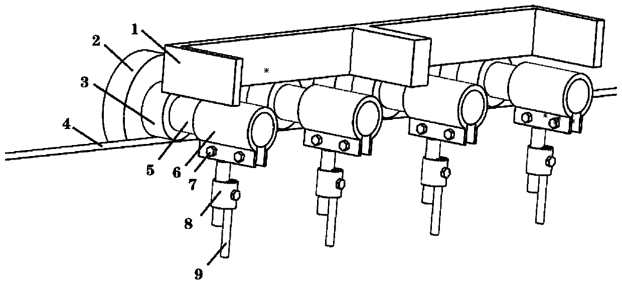 Grid type array wave height meter