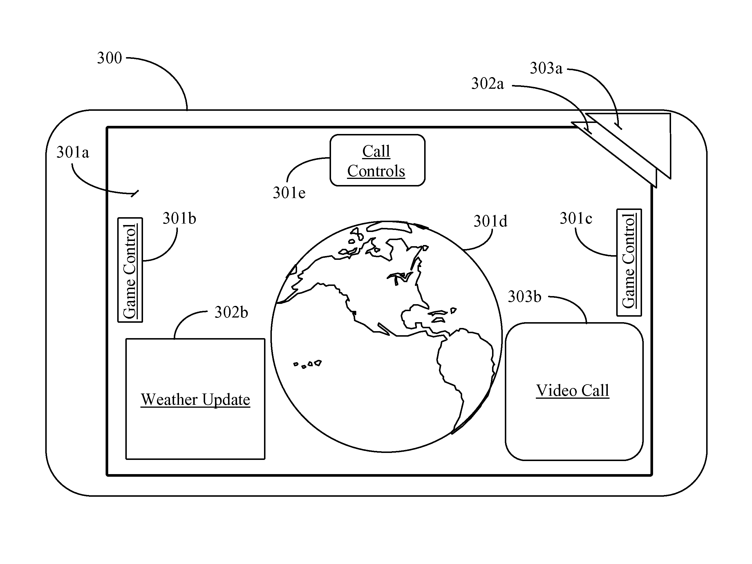 Method for simulating screen sharing for multiple applications running concurrently on a mobile platform