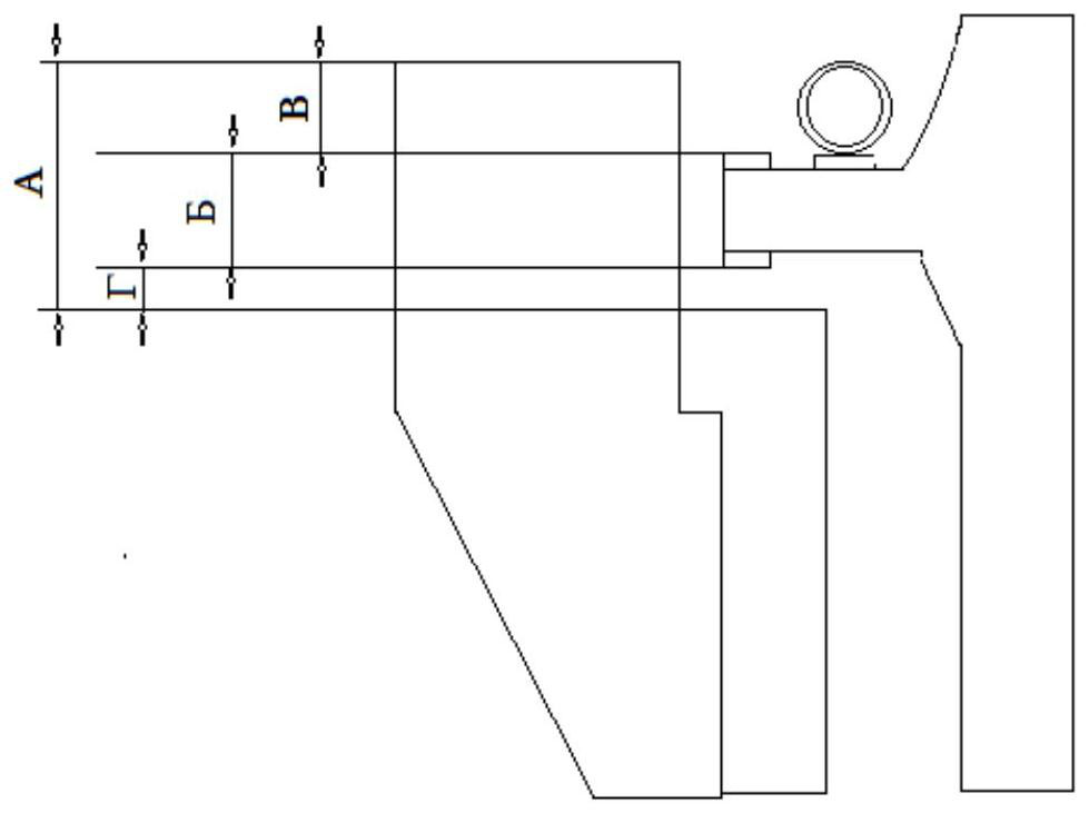 Nuclear power station reactor protection tube assembly position measuring tool