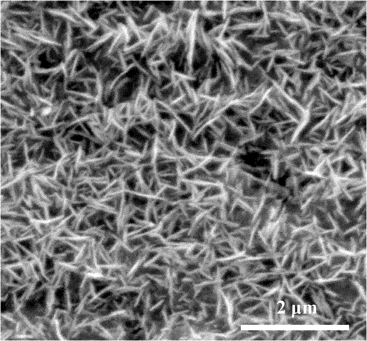 Method for preparing rodlike cobaltosic oxide nano structure