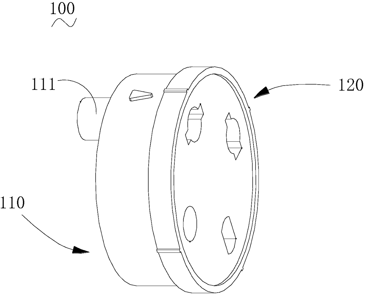 pressure-cleaning-machine-liquid-outlet-connecting-device-and-pressure