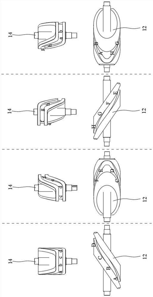 Walking leg assembly, walking device and walking robot