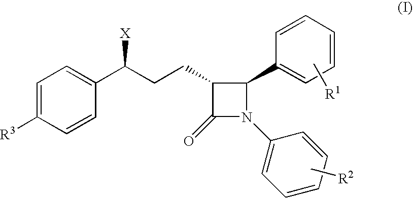 Process for the preparation of diphenyl azetidinone derivatives