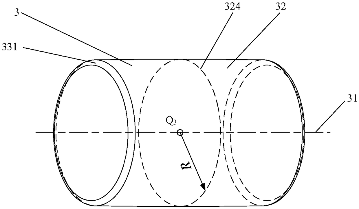 Grinding disk, apparatus and method for finishing rolling surface of convex cylindrical roller