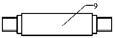 Planet running impact type descent control device damping device