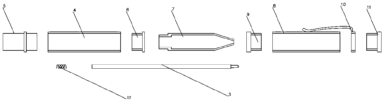 Carbon fiber decorative ballpoint pen and manufacturing method thereof