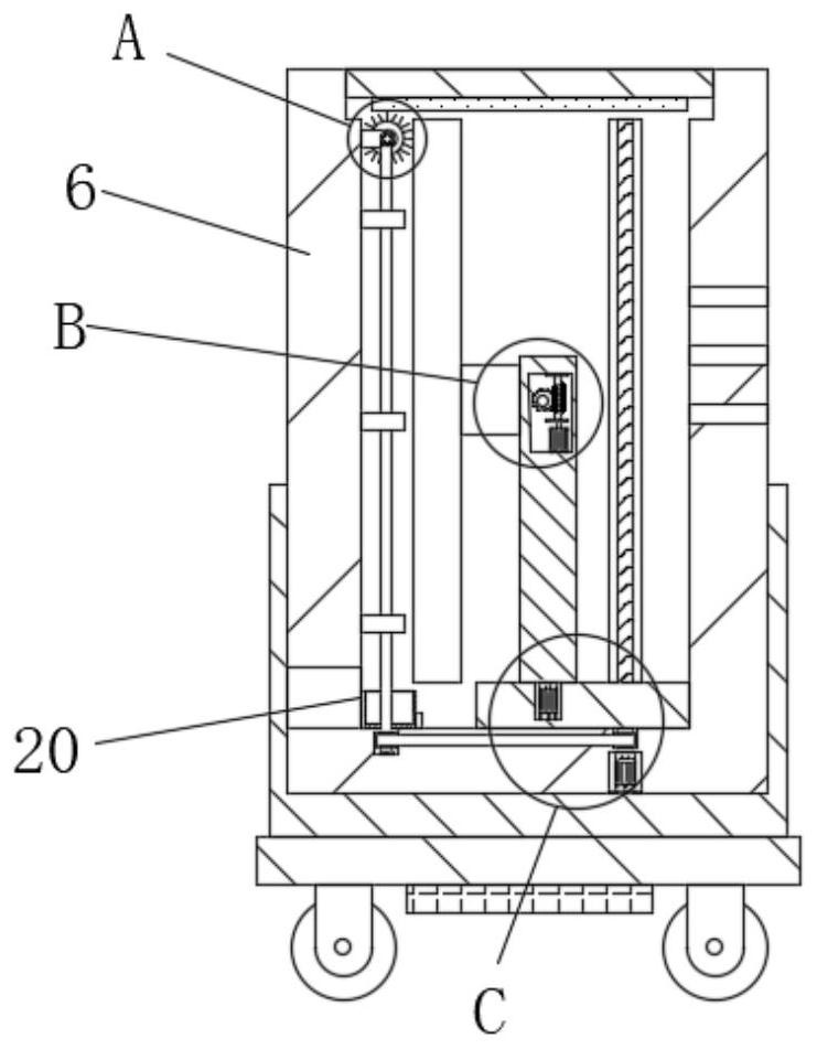 Blast furnace processing scheme demonstration device and use method thereof