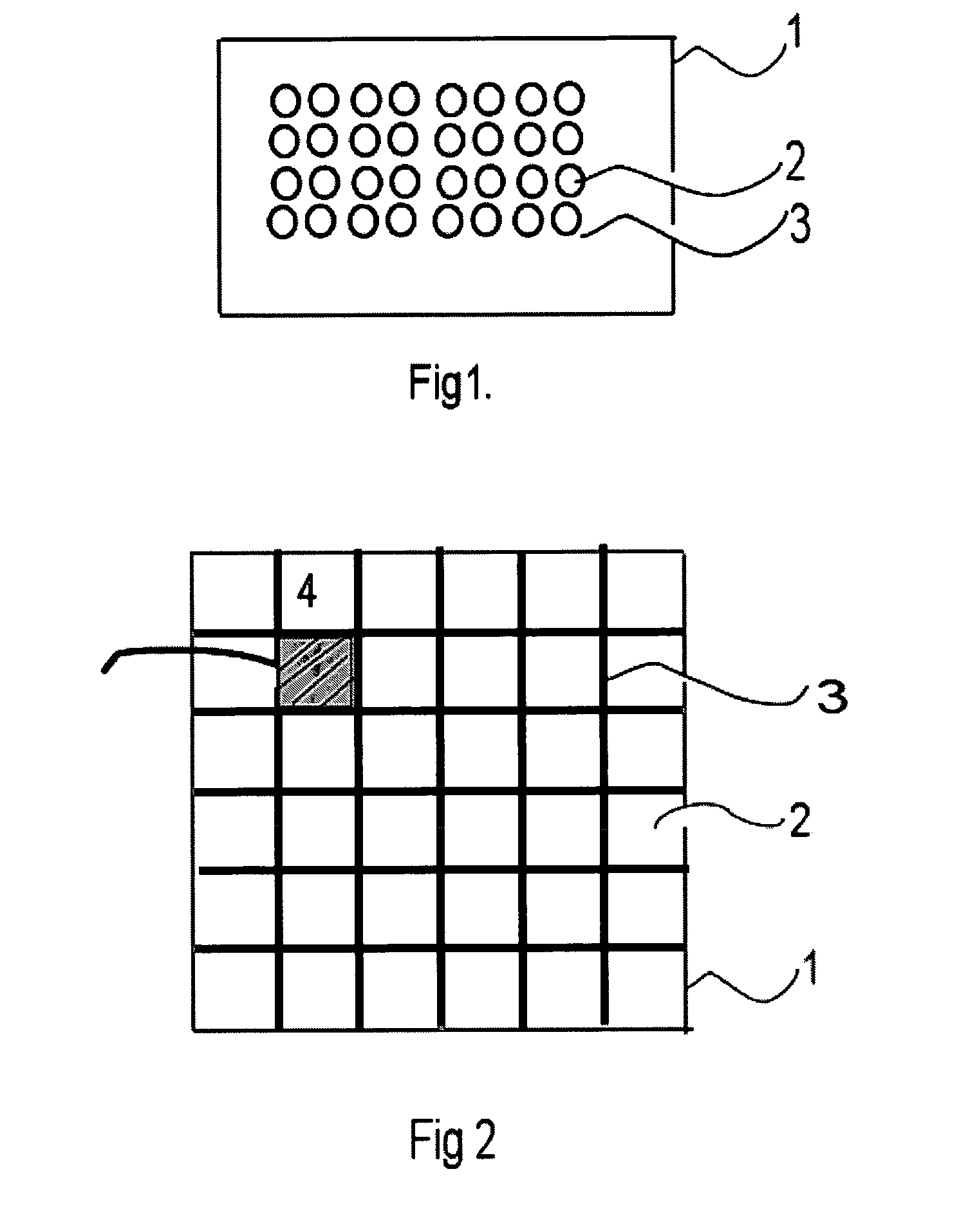Perforated surface for sample preparation
